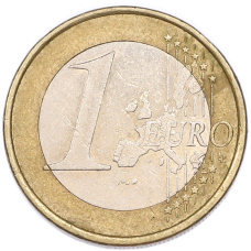 Монета 1 евро 2005 года J Германия (реверс)