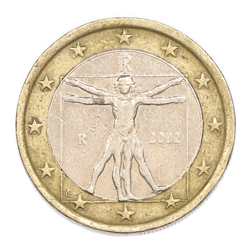 1 евро 2002 года Италия