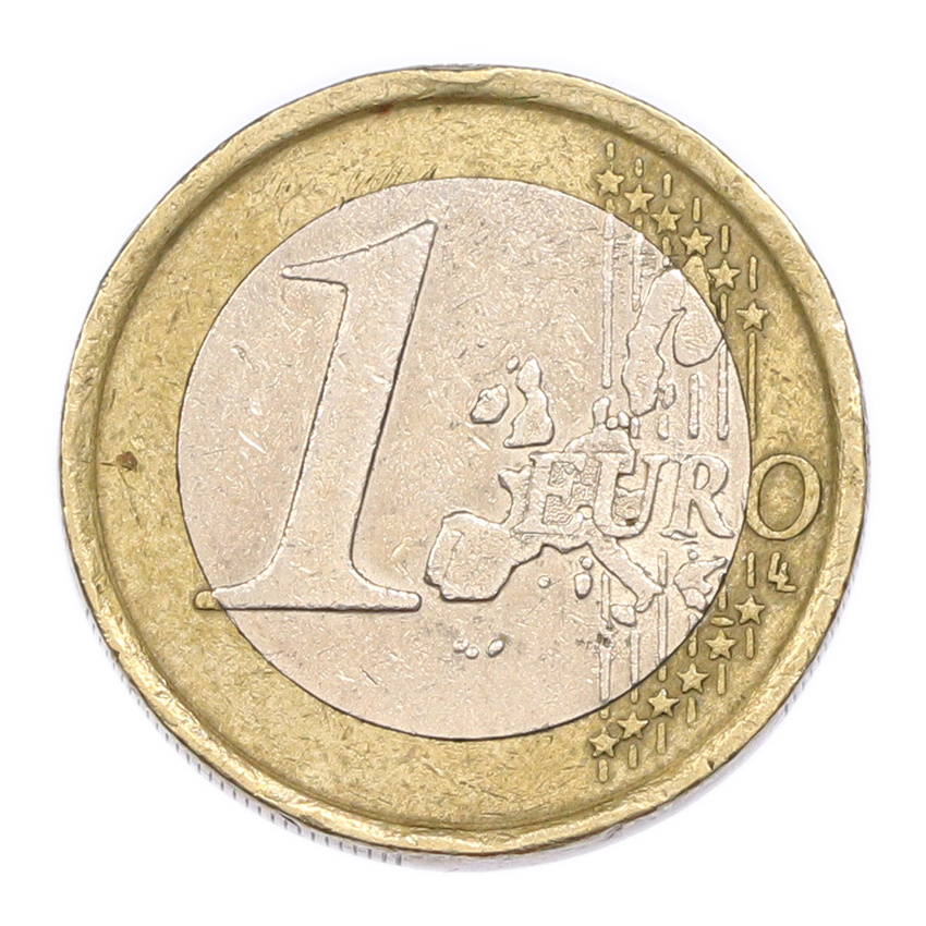 1 евро 2002 года Италия (вид 2)