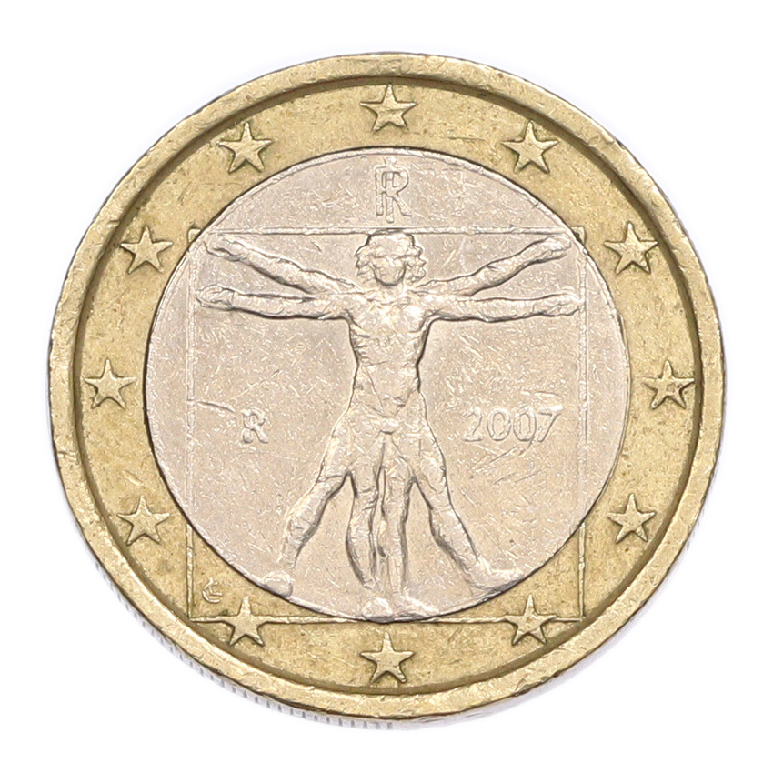 1 евро 2007 года Италия