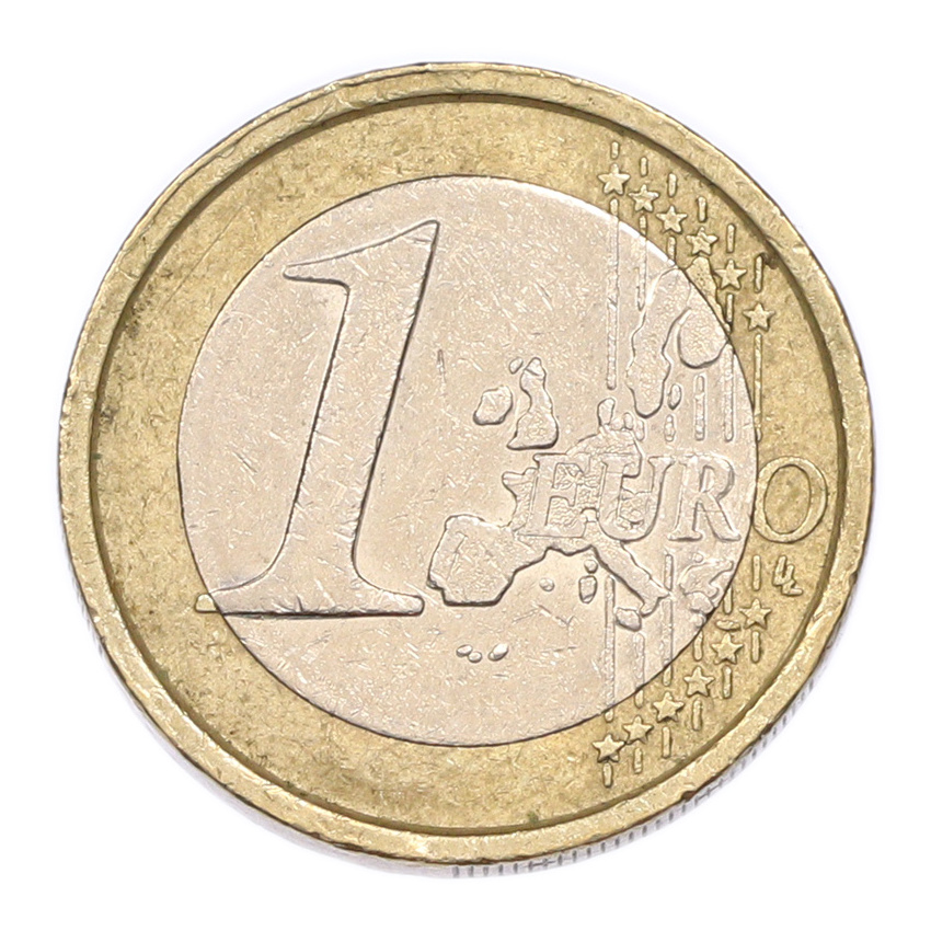 1 евро 2007 года Италия (вид 2)
