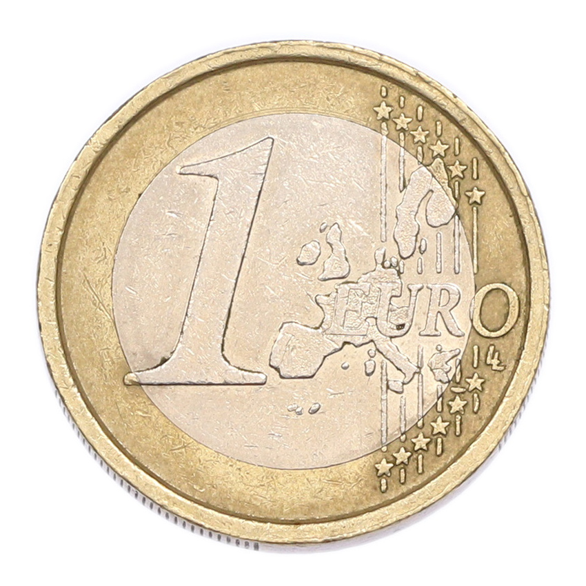 Монета 1 евро 2002 года Италия (вид 2)