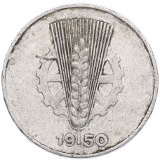 Монета 5 пфеннигов 1950 года A Восточная Германия (ГДР) (реверс)