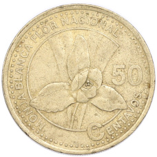 Монета 50 сентаво 2001 года Гватемала (реверс)