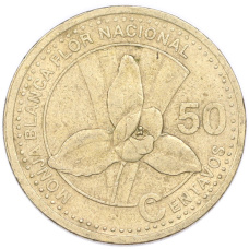Монета 50 сентаво 2001 года Гватемала (реверс)