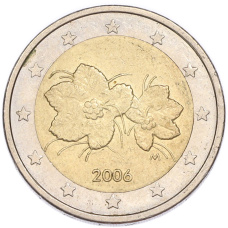 Монета 2 евро 2006 года Финляндия (аверс)