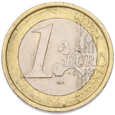Монета 1 евро 2002 года Италия (реверс)