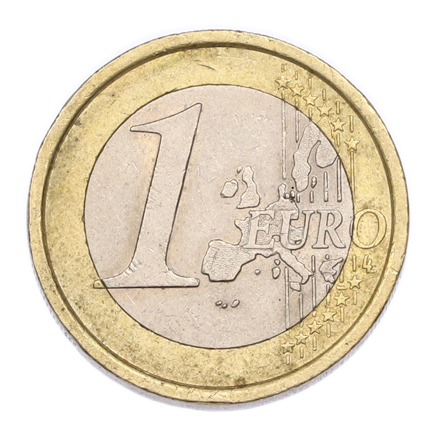 Монета 1 евро 2002 года Италия (вид 2)
