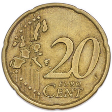 Монета 20 евроцентов 2002 года E Греция (реверс)