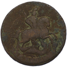 Монета 2 копейки 1759 года (реверс)
