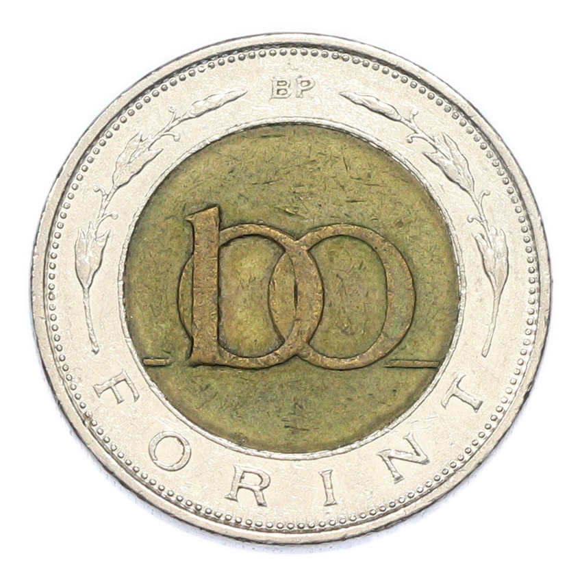 100 форинтов 1997 года Венгрия (вид 2)