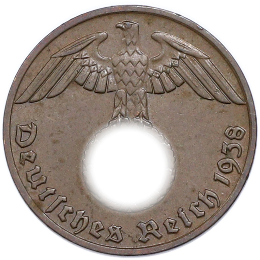 1 рейхспфенниг 1938 года E Германия
