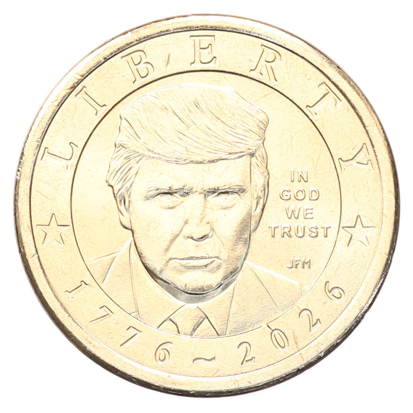 1 доллар 2026 года США «250 лет независимости США — Дональд Трамп»