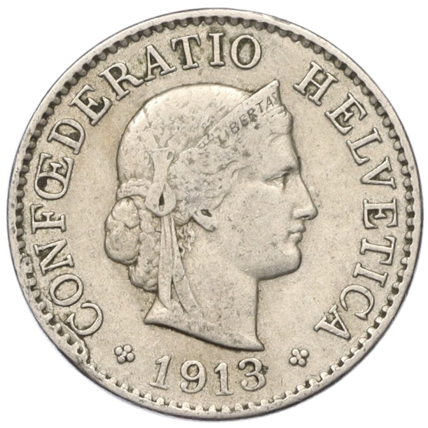 5 раппенов 1913 года Швейцария