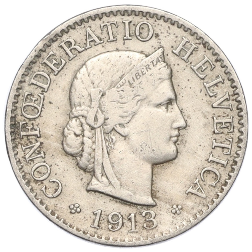 5 раппенов 1913 года Швейцария