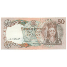 Банкнота 50 эскудо 1964 года Португалия
