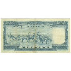 Банкнота 1000 эскудо 1970 года Португальская Ангола (вид 2)