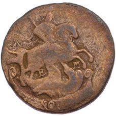 Монета 2 копейки 1769 года ЕМ (реверс)