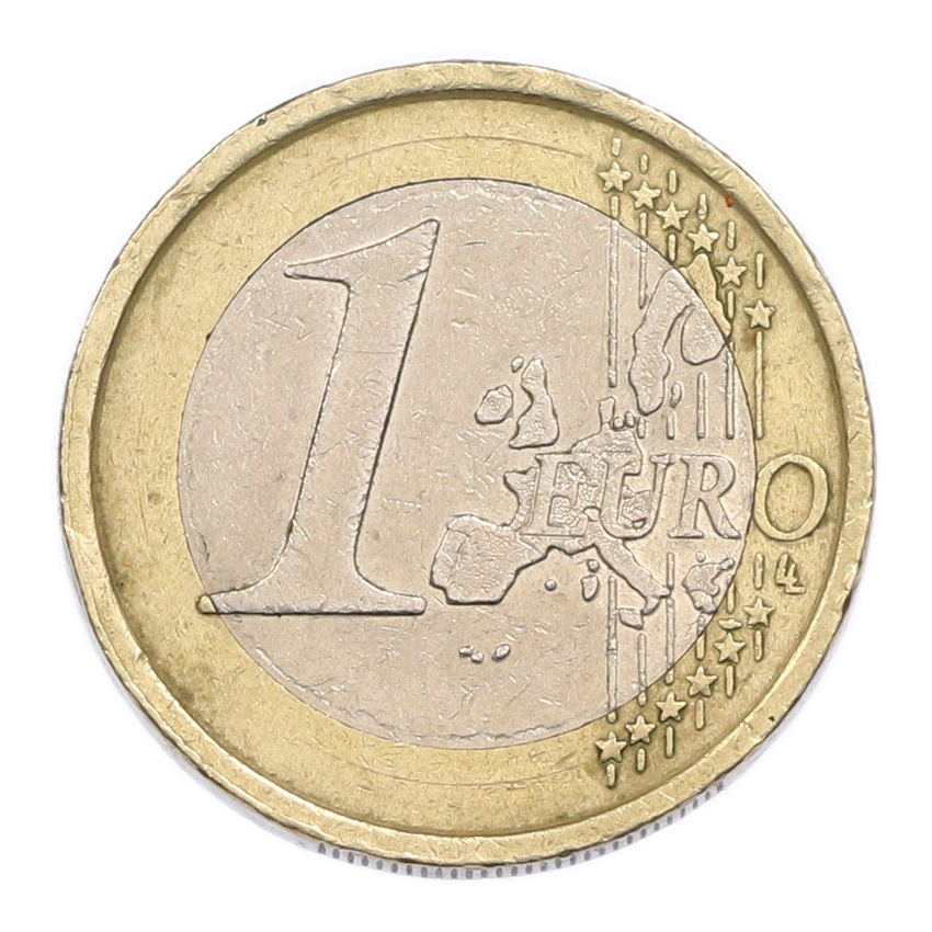 1 евро 2002 года Италия (вид 2)