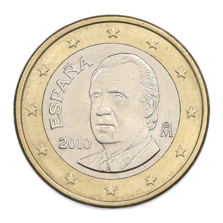 1 евро 2010 года Испания