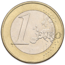 Монета 1 евро 2010 года Испания (реверс)