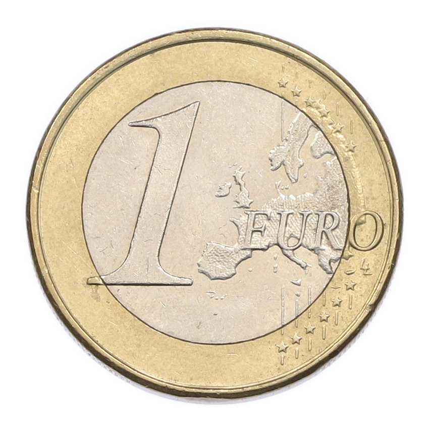1 евро 2010 года Испания (вид 2)