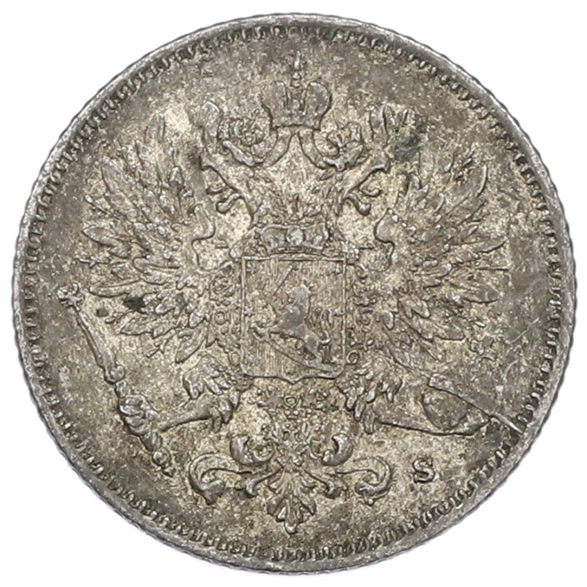 25 пенни 1916 года Русская Финляндия (вид 2)