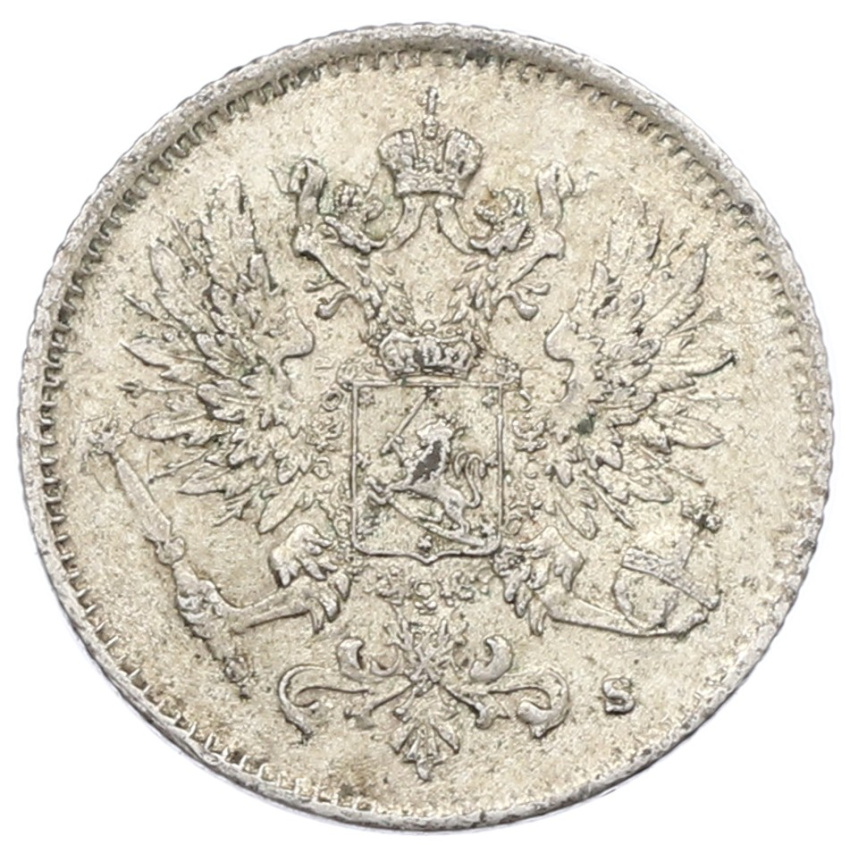 25 пенни 1916 года Русская Финляндия (вид 2)