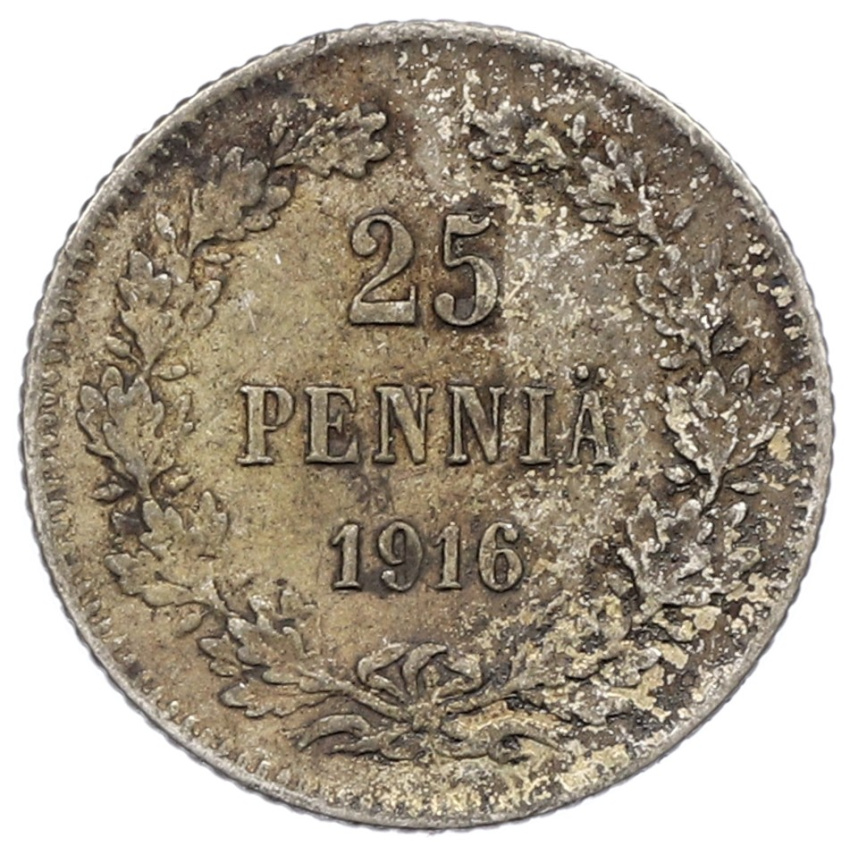 25 пенни 1916 года Русская Финляндия