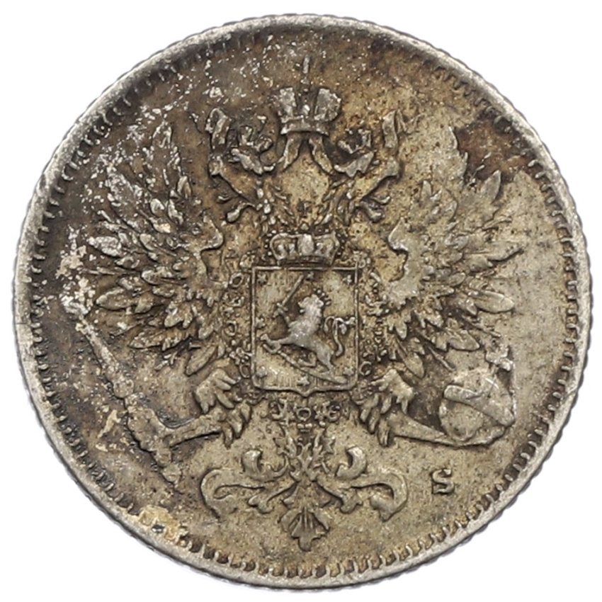 25 пенни 1916 года Русская Финляндия (вид 2)