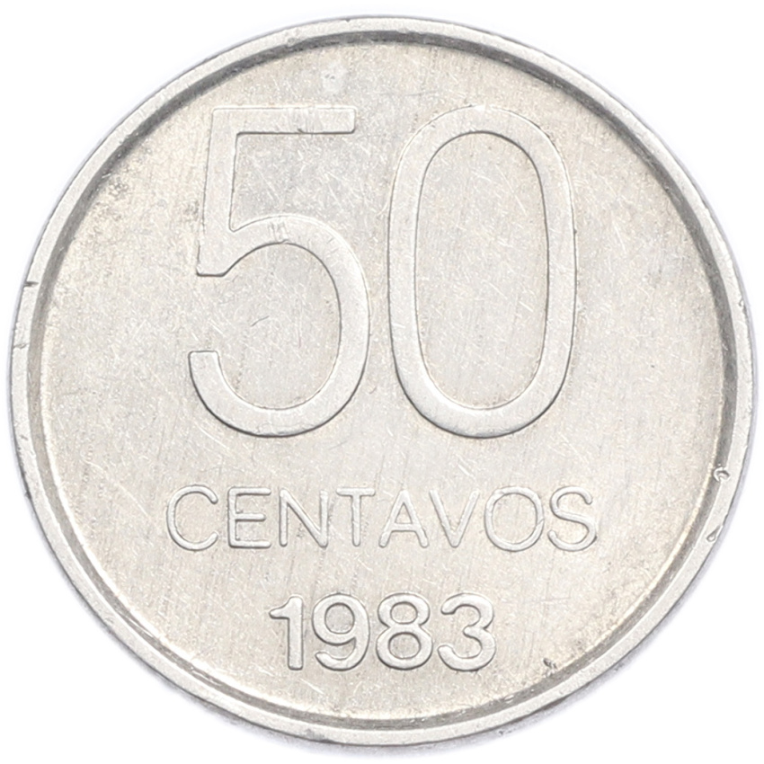 50 сентаво 1983 года Аргентина