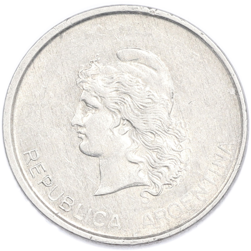 50 сентаво 1983 года Аргентина (вид 2)