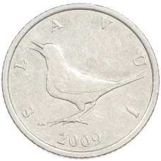 Монета 1 куна 2009 года Хорватия (аверс)
