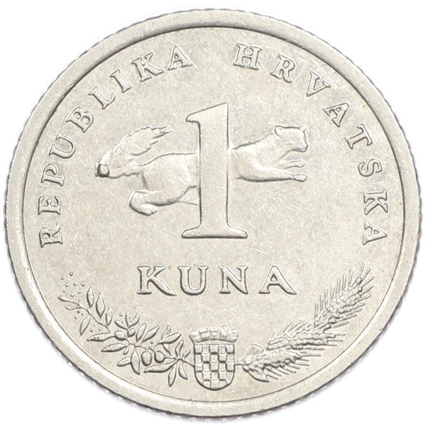 1 куна 2009 года Хорватия (вид 2)